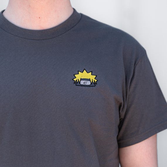 Silhouette Naruto T-Shirt | Embroidered Anime Gift