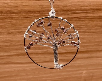 Tree of Life Crystal Necklace