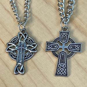 Silver Celtic Cross Necklace