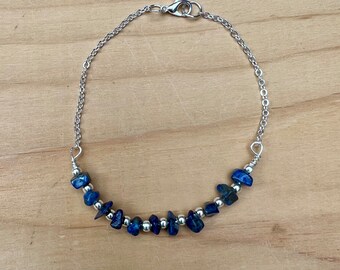 Lapis Lazuli Bracelet , Choose Your Gemstone