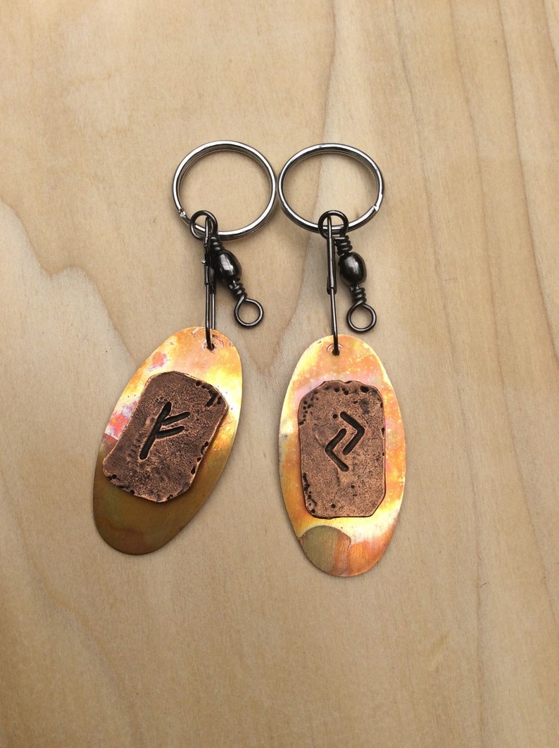 Fulfillment Key chain Rune Fishing Lure Keychain Persistence | Etsy