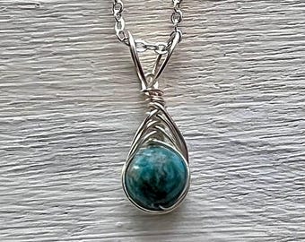 Silver Turquoise Necklace