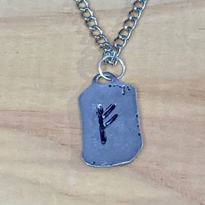 Viking Rune Necklace Self Confidence Rune Fulfillment Rune - Etsy