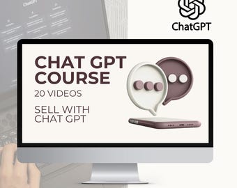 ChatGPT-videocursus: AI-verkoop en marketing (20 lessen) (digitale download)