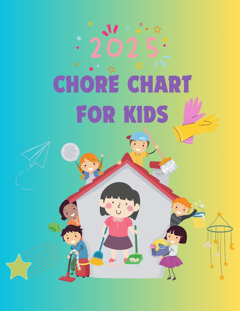 2025 Chore Chart For Kids Etsy UK Il 794xN.6200808322 O5ja