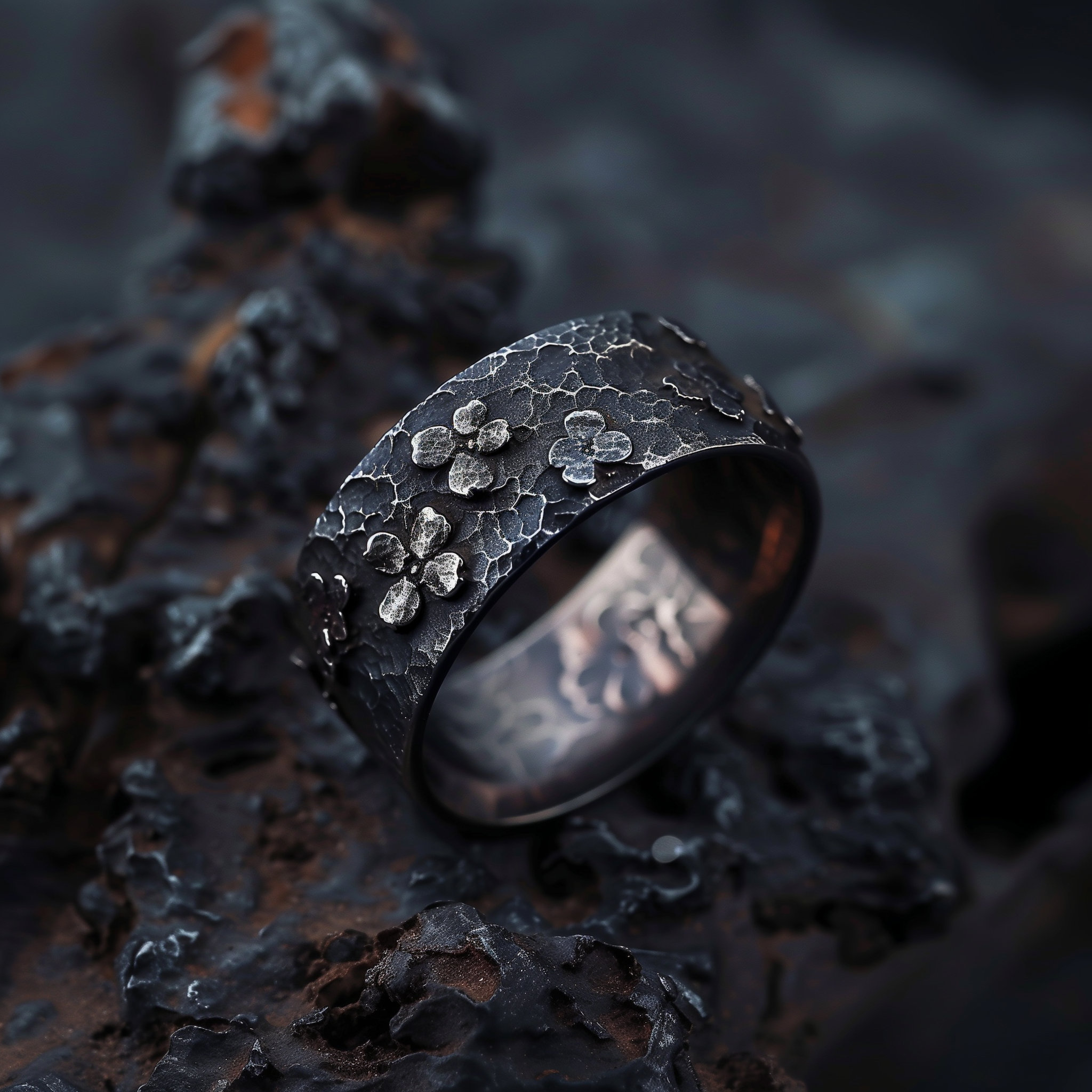 Male black engagement rings best sale