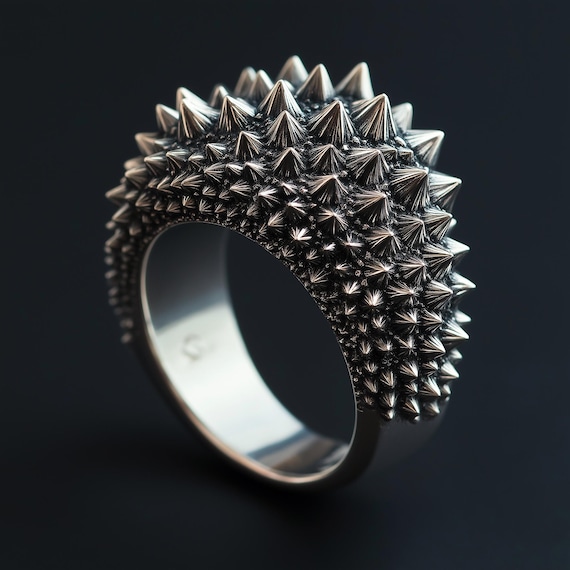 【IIIMIII】Spike Gothic Ring IIIMIII】Spike Gothic Ring / 【イアミ】スパイクゴシック