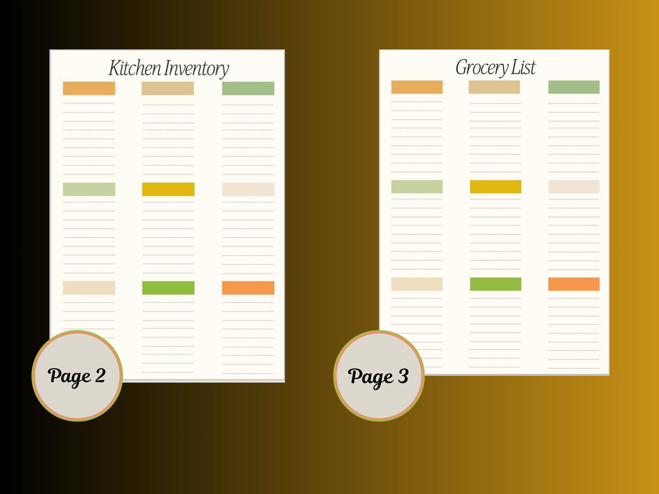 Printable Digital Meal Planner (PDF) - Etsy