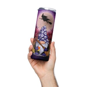 Halloween Gnome 20 oz Tumbler Wrap Halloween Tumbler Wrap 20 oz Skinny Tumbler Stainless steel tumbler