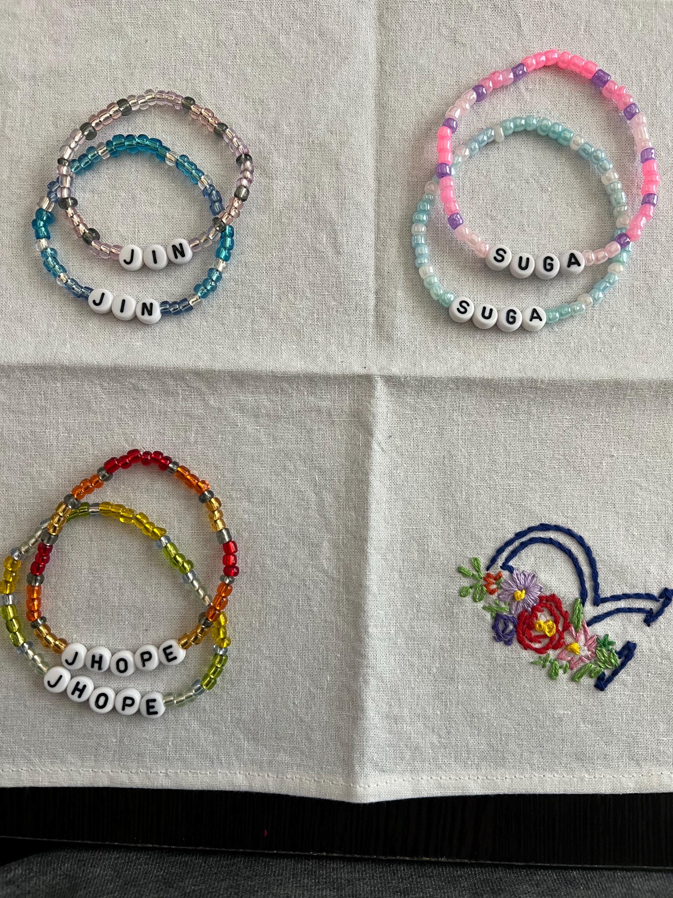 BTS Bracelets - Etsy