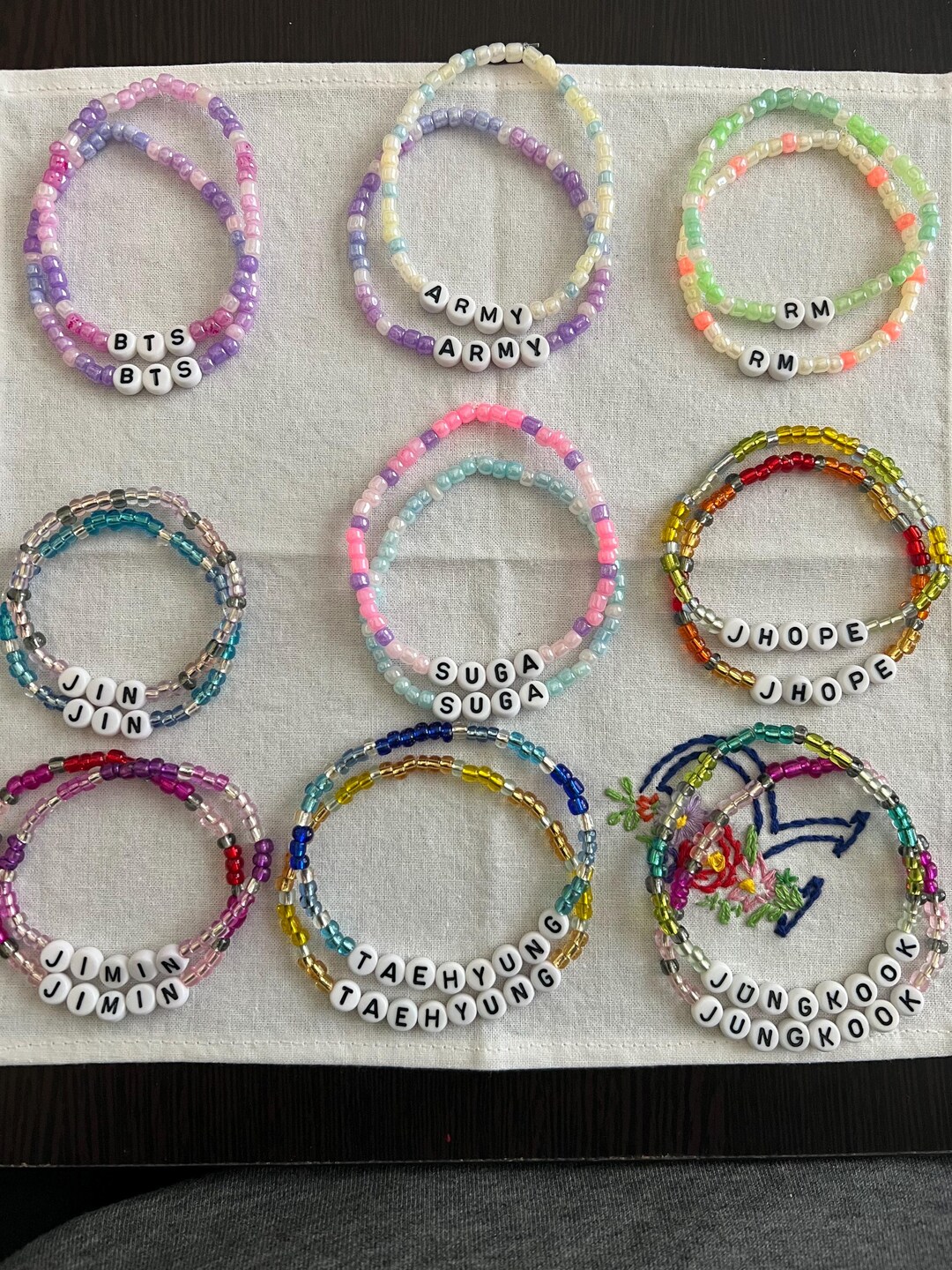 ★BTS着用BRAND★A BIT MOR★DOUBLE O BRACELET ☆BTSジョングク着用☆関税込☆A BIT MOR☆multi-gem bracele.t