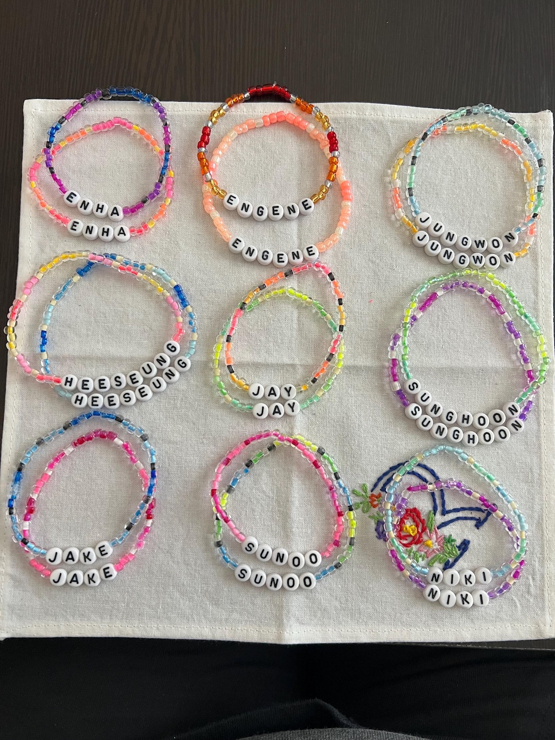 ENHYPEN 5周年 NUMBERING BRACELET ブレスレット ENHYPEN - [ENHYPEN X NUMBERING Collaboration] MD Bracelet