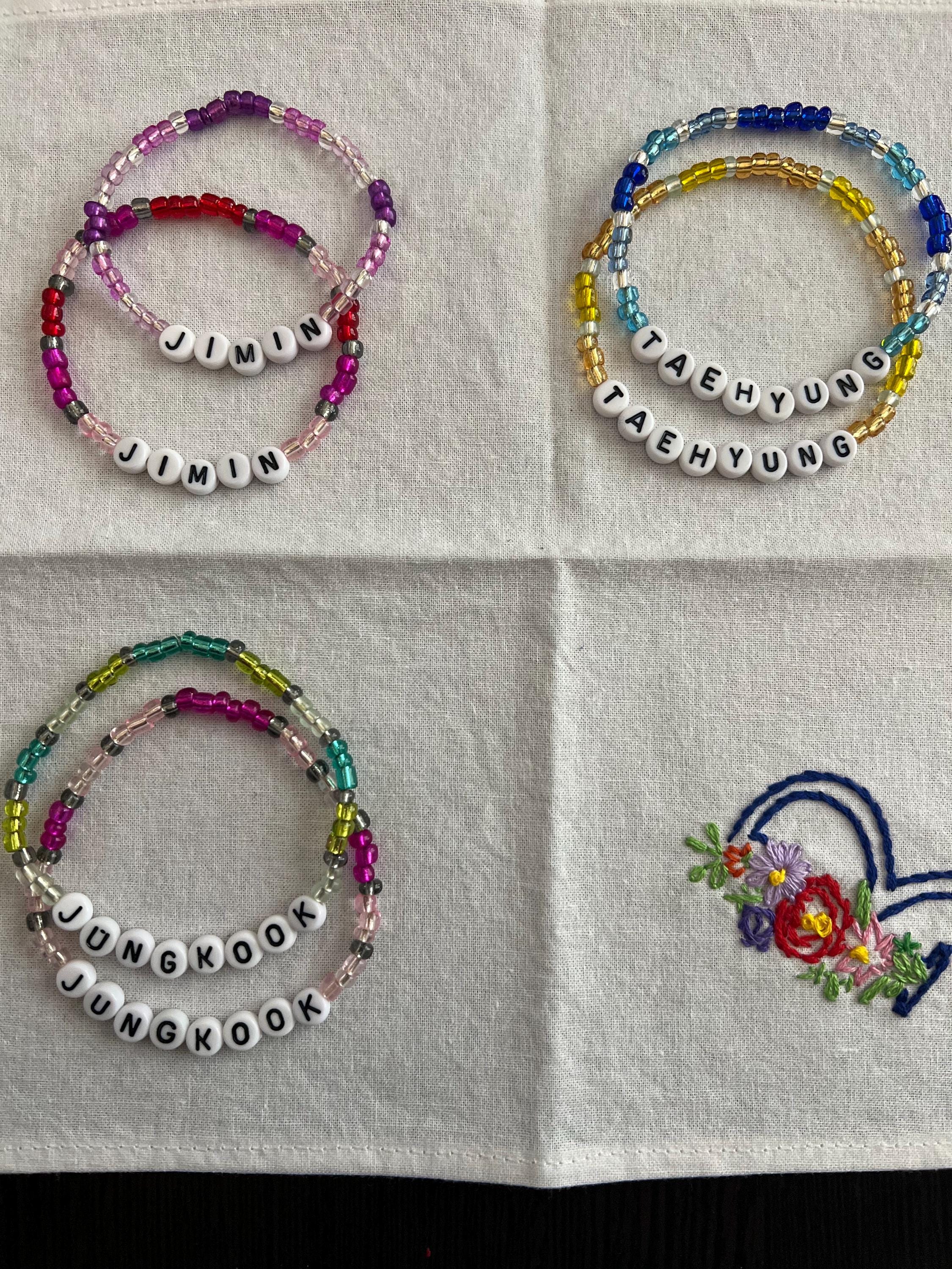 BTS Bracelets - Etsy