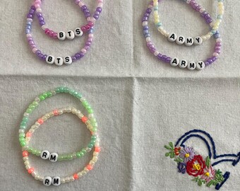 BTS Bracelets - Etsy