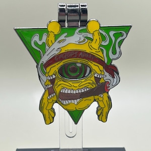 Gassed Up Cyclops Festival Hat Pin Enamel Pin Rave Wars Pins