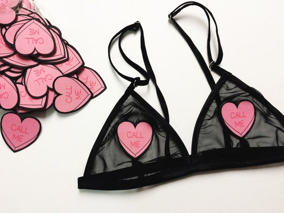 Heart Print Bra 36B  Printed bras, Heart print, Bra