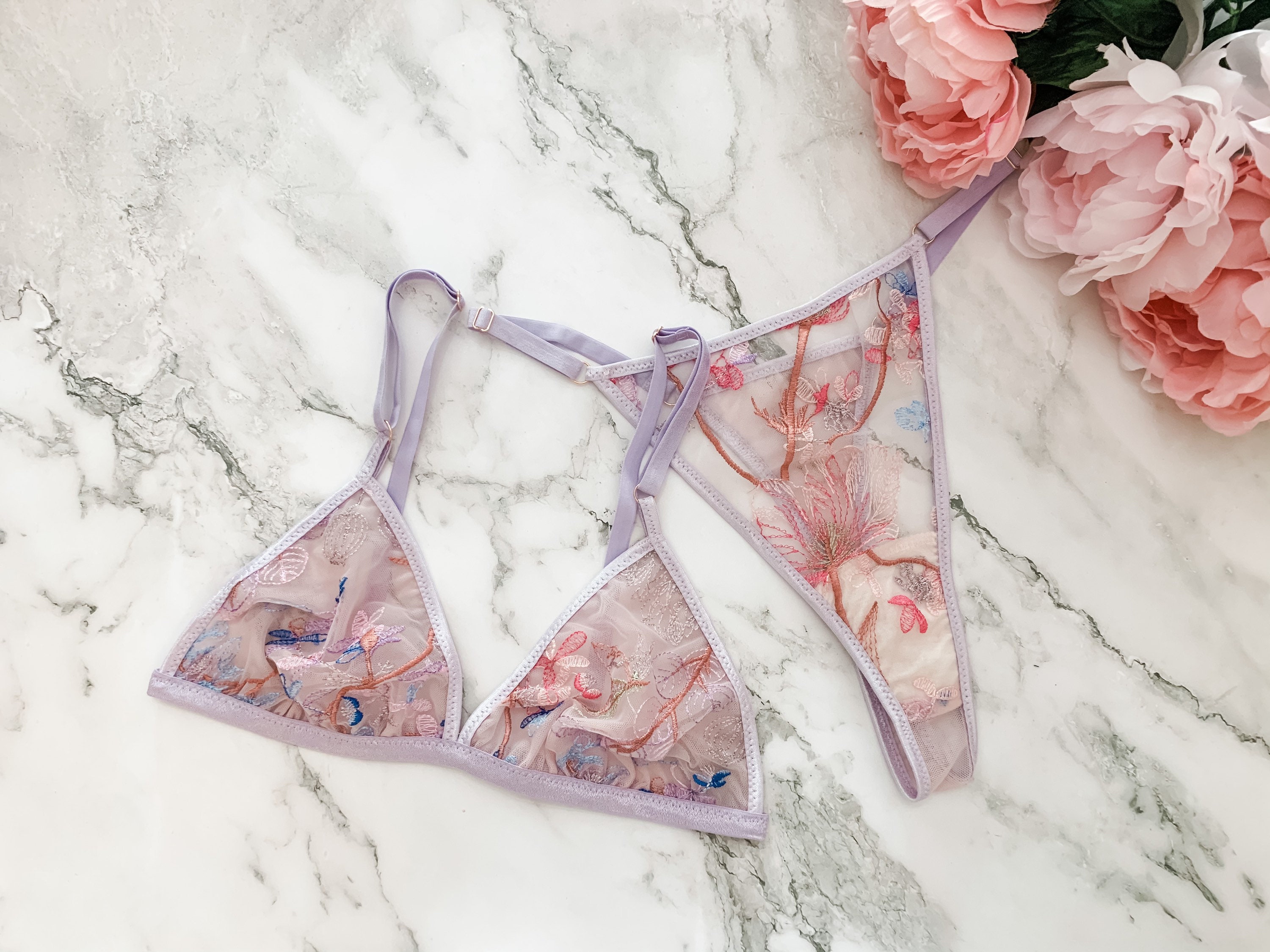 Pink Silk Lingerie -  Canada