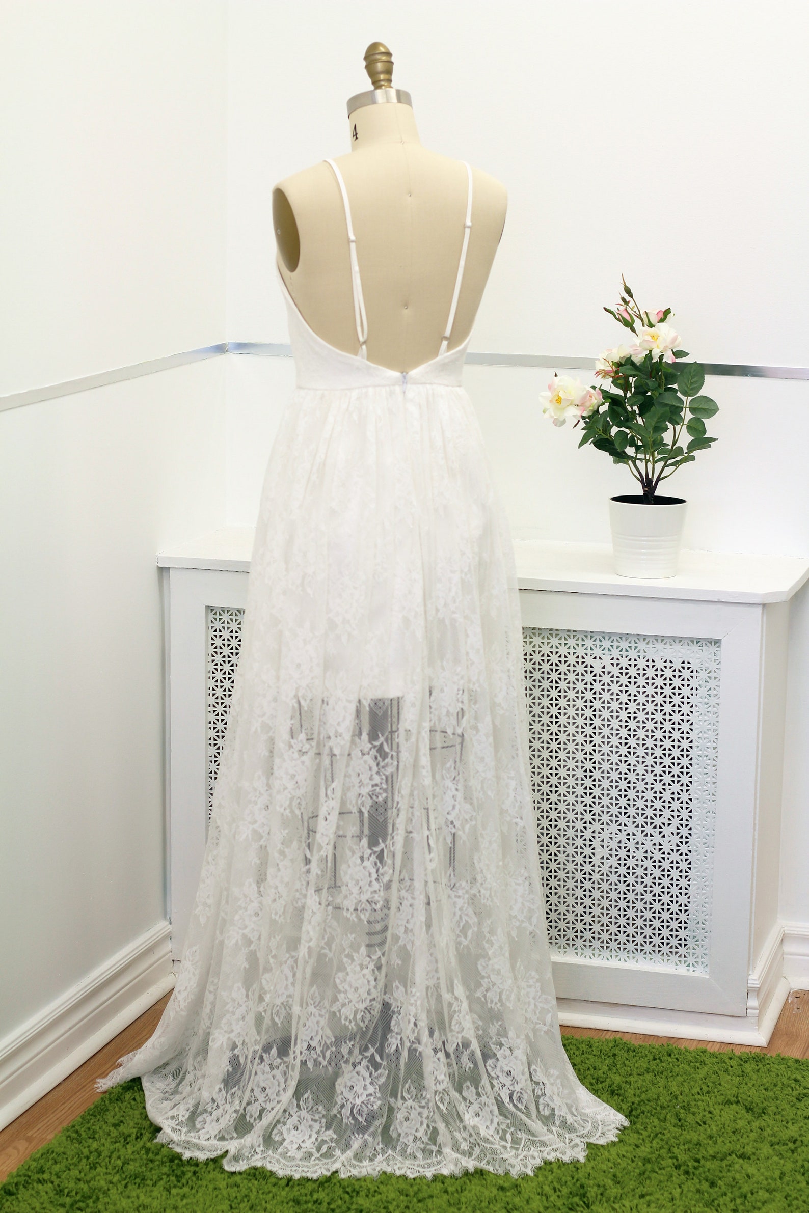 Lace Gown Eyelash Lace Wedding Dress Sheer Lace Gown Lace Etsy