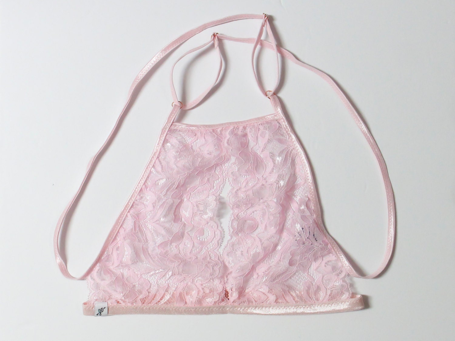 Pink Overlap Bralette