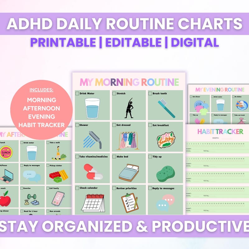Adult Adhd Routine - Etsy