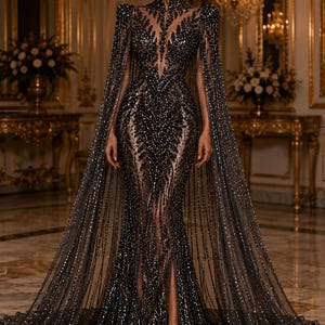 elegant custom embroidered party dresses Elegant Homecoming Dress, Black Midi Dress, Fashionable Embroidered Party Dress, Fairy Party Dress,custom Made