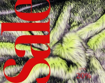 HUSKY - Tkanina z długim włosiem, sztuczne futro, cięte na wymiar, Husky Faux Fake 2 Tone Shaggy