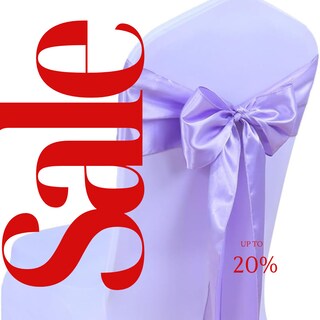 100 Fasce Per Sedie In Raso Colore Viola, Lunghe 275 Cm, Per Decorazioni Matrimonio, Feste E Banchetti