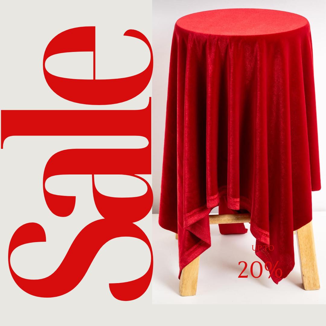 Tovaglia Rotonda Elasticizzata In Spandex 152,4 Cm - Rosso, Per Tavoli Da Festa E Matrimonio