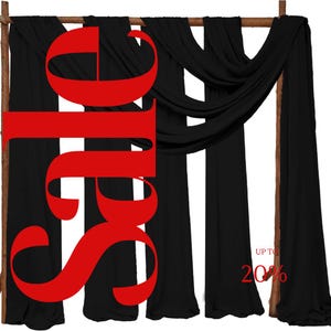 CZARNY - Tkanina do drapowania łuków ślubnych 4 panele 28&quot; x 21 stóp Zasłony łuków ślubnych na ceremonię Zasłony z tkaniny szyfonowej Zasłony do altanki ślubnej