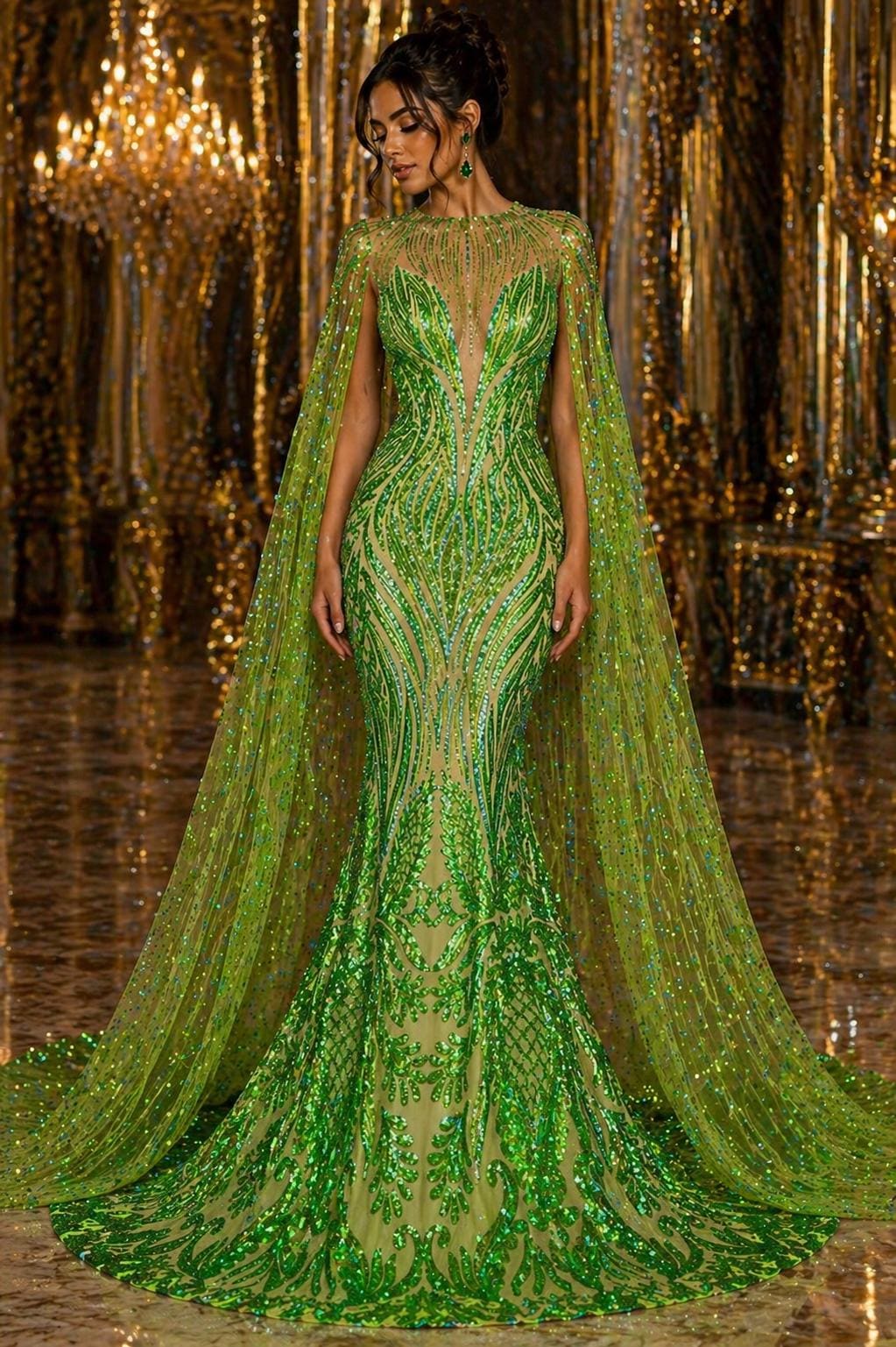newk's green goddess dressing recipe Stellar Fishnet Maxi Dress – Handmade Laser-Cut Latex Fashion | Vex Clothing main image 0