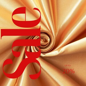 GOLD - Bridal Satin Fabric Silky Poly 60&quot; Wide Heavy Wedding Dress Drapery By The Yard