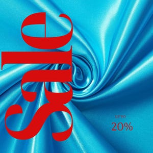 TURQUOISE - Bridal Satin Fabric Silky Poly 60&quot; Wide Heavy Wedding Dress Drapery By The Yard