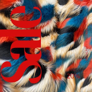 Multi-Color Animal Fake Faux Fur Fabric By The Yard.| Faux Fur | High Quality Ultra Soft Fur Fabric .