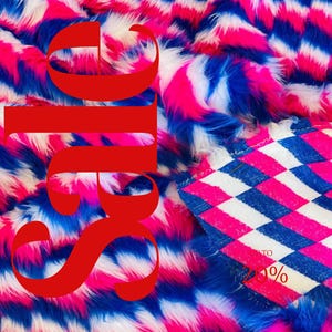 3 TONE - Faux Fur Fabric By The Yard - Faux Fake 3 Tone Decoration Soft Furry Fabric