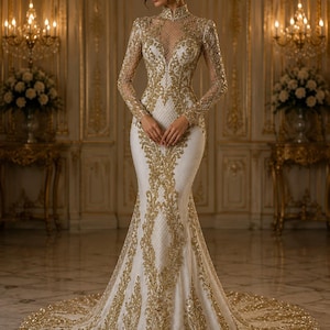 etsy gold dress Liquid Gold Dress
