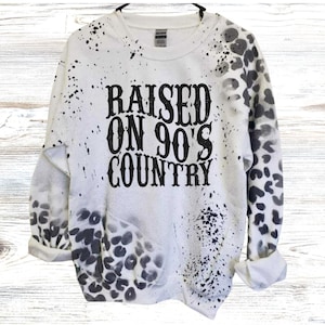 Raised on 90s Country Shirt, Comfort Colors Retro 90&#39;s Country Shirt, Nashville Shirt, Country Music Lover Shirt, Southern Farm Fall T-Shirt