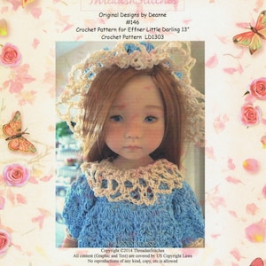 146 Crochet Pattern for Effner Little Darling