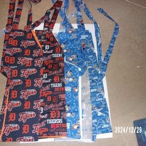 Detroit Tigers and Detroit Lions Barbeque Apron (Assorted Patterns)
