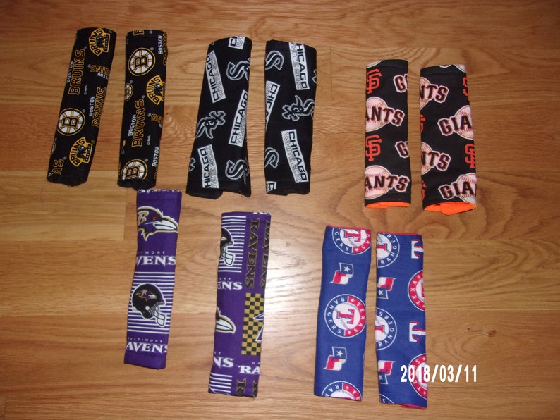 Pair Seat Belt Comforters Boston Bruins Chicago White Sox Etsy
