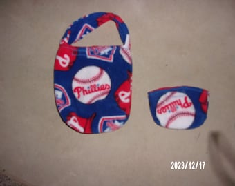 CLEARANCE BALLPARK BAG Philadelphia Phillies and Matching Coin Purse