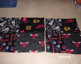 His and Hers Lap Blankets (Combination Chicago Bulls, Sox, Blackhawks and Bears.