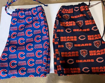 Chicago Bears or Chicago Cubs Adult Boxers (Large)