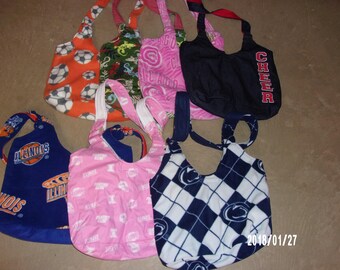 Handbag  (Over the shoulder) (University of Illinois, Chicago Cubs, Penn State, Soccer, Lizzards, or Denim Cheer