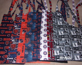 Barbeque/Kitchen Apron (Choose Chicago Bears, Chicago Blackhawks or Chicago Fire Patterns)