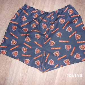 Chicago Bears Adult  Boxers Cotton Unisex Size Large