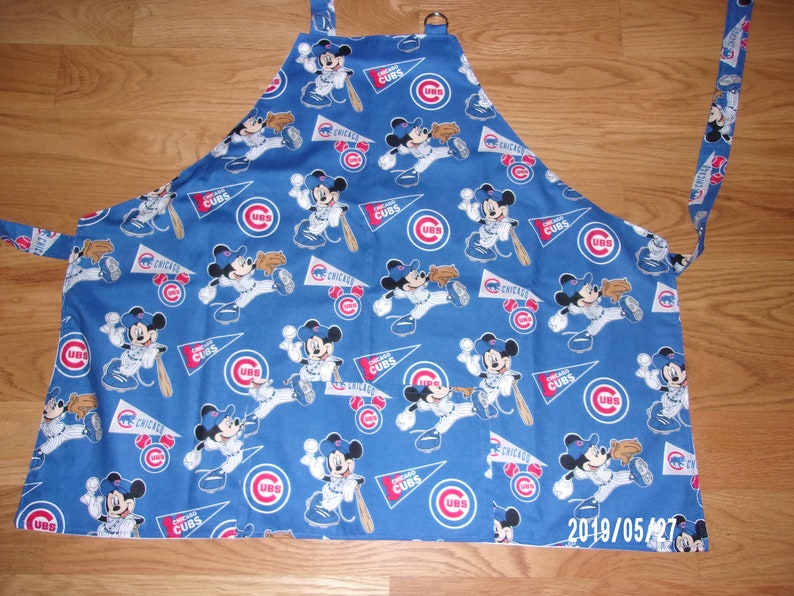 Chicago Cubs, LA Dodgers or Milwaukee Brewers Barbeque Apron Mickey Mouse Sports