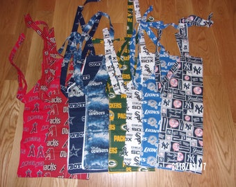 Child's Apron (Green Bay Packers, Anneheim Angels, Arizona Diamondbacks, Dallas Cowboys, Chicago White Sox)