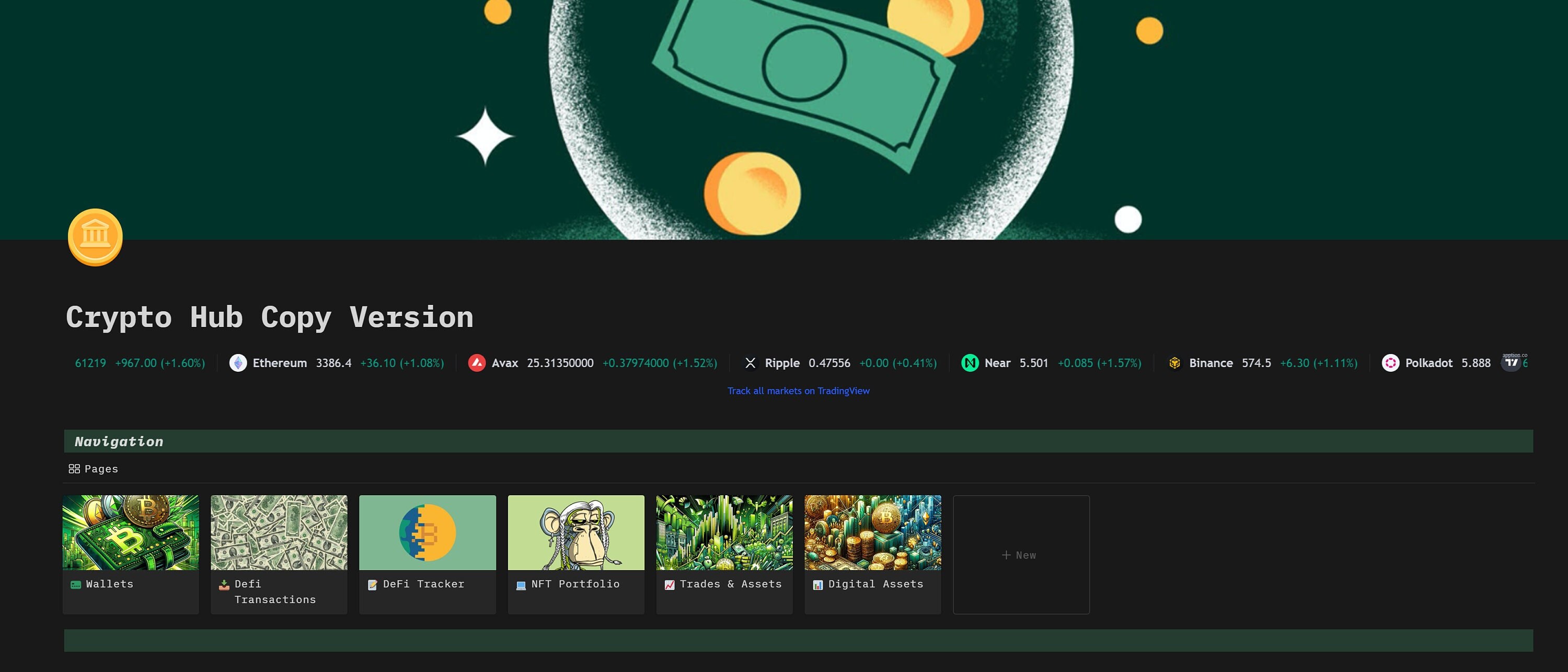 Ultimate Crypto Notion Hub - Etsy