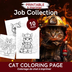 CAREERS Coloring pages : Relaxing coloring, profession coloring, job coloring, printable coloring pages for children, adult coloring pages