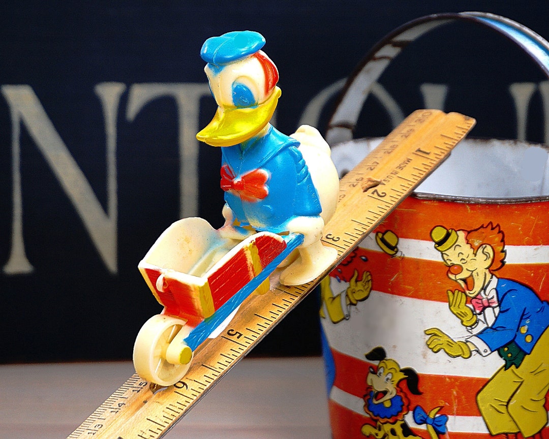 Vintage Ramp Walker Toy, Donald Duck Walking Toy, Vintage Walt Disney ...